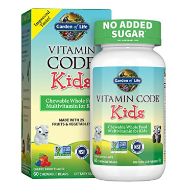 Garden of Life Vitamin Code Kids Chewable Whole Food Multivitamin for Kids Chewable Bears - B003TTZWZ2