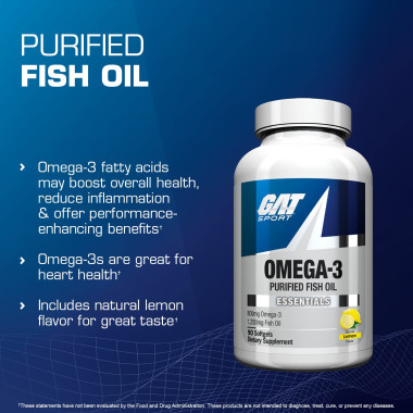 GAT Omega-3 Purified Fish Oil - B0733Y31K6