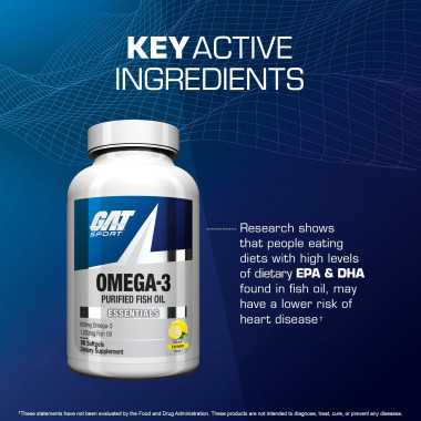 GAT Omega-3 Purified Fish Oil - B0733Y31K6