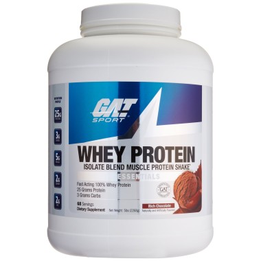 GAT Whey Protein Isolate Blend Muscle Protein Shake Essentials - B01MEDD23I
