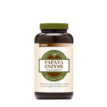 GNC Natural Brand Papaya Enzyme - B001KYRW92