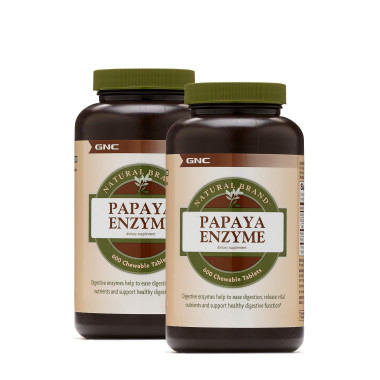 GNC Natural Brand Papaya Enzyme - B001KYRW92