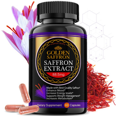 Golden Saffron Extract Saffron (Vegetarian) - B07S69BSN2