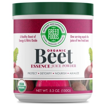 Green Foods Organic Beet Essence Juice Powder - B00CDX3XWY