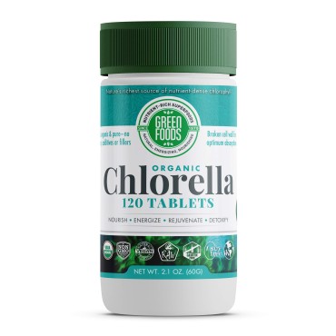 Green Foods Organic Chlorella - B002NGOJ6A