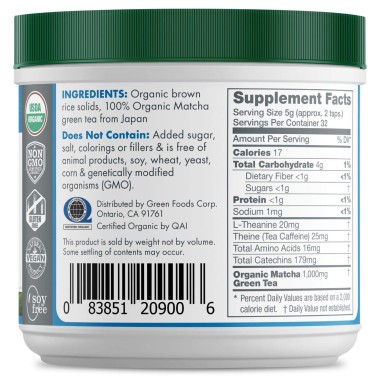 Green Foods Organic Matcha Green Tea - B006OCBANE
