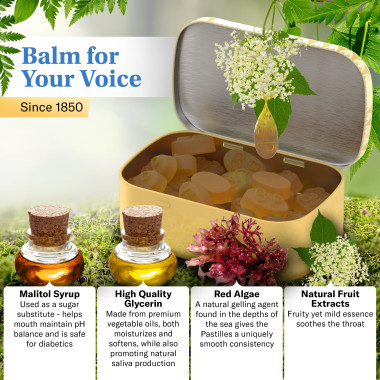 Grether’s Pastilles Elderflower Sore Throat & Cough Lozenges - B077QDWV6Y