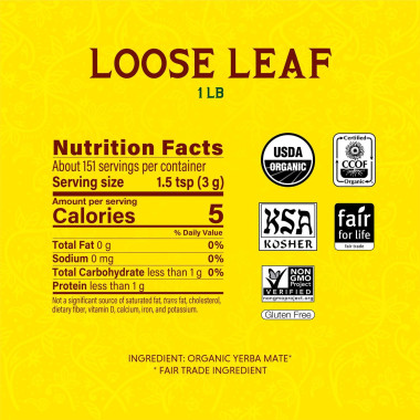 Guayaki Traditional Organic Yerba Mate - B001TNXSZG