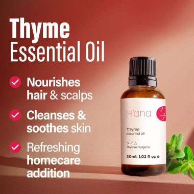 H'ana Thyme Oil 100% Pure Therapeutic GradeTHYME OIL - B07HH35L36