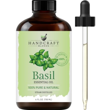 Handcraft Blends Basil Essential Oil - B076PPTYX5