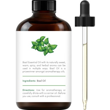 Handcraft Blends Basil Essential Oil - B076PPTYX5