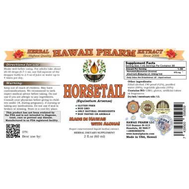 HawaiiPharm Horsetail Liquid Extract - B008OVZT1W