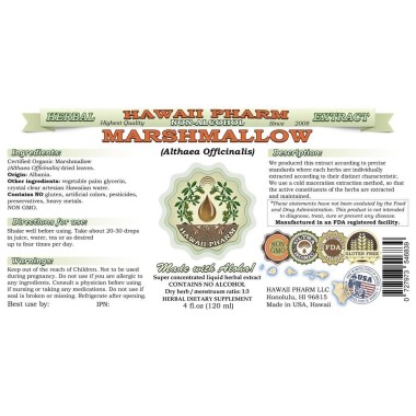 HawaiiPharm Organic Marshmallow Root Extract - B01BK3S7GE