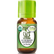 Healing Solutions Organic Sage Essential Oil - B07P16HVMG