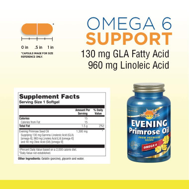 Health From The Sun Evening Primrose Oil Omega-6 - B00117YQDS