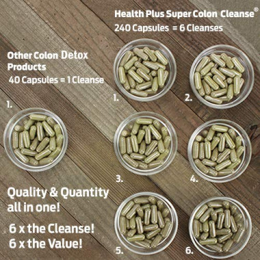 Health Plus Super Colon Cleanse - B00B8Z2XY2