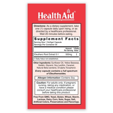 HealthAid Siberian Eleuthero - B003AOBD40