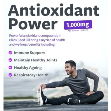 Healths Harmony Black Seed Oil Non-GMO and Vegetarian - B0714PK8VV