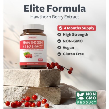 Healths Harmony Hawthorn Supports Healthy Blood Pressure - B07RJXGRHY
