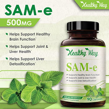 Healthy Way SAM-e Support Healthy Brain Function - B0773VWXFJ