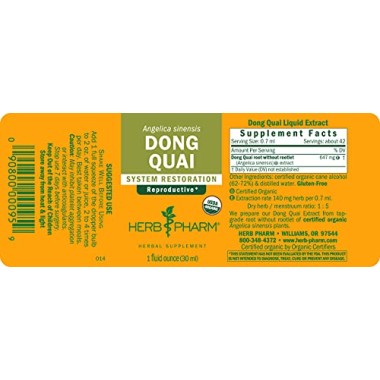 Herb Pharm Dong Quai Female Reproductive System Support - B00169YUR8