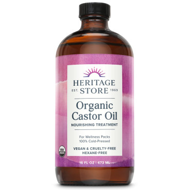 Heritage Store Organic Castor Oil - B0013YYNDM