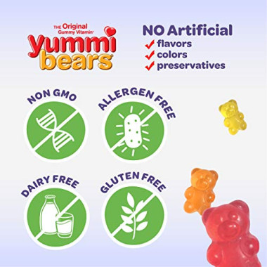 Hero Nutritional Products Yummi Bears Vegetarian Omega 3 - B001AZTD98
