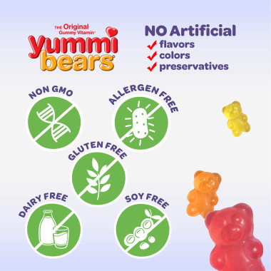 Hero Nutritional Products Yummi Bears Vitamin D3 - B008BGLC7K