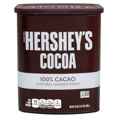 Hershey’s Cocoa Natural Unsweetened 100% Hot Cocoa Baking - B005CUM0J2