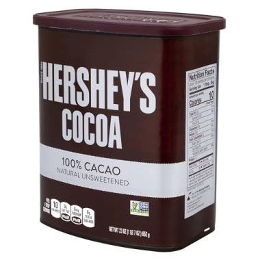 Hershey’s Cocoa Natural Unsweetened 100% Hot Cocoa Baking - B005CUM0J2