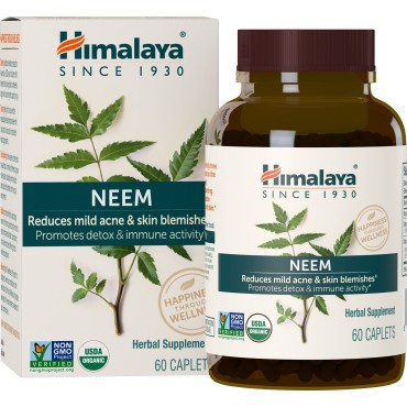 Himalaya Organic Neem for Mild Acne & Healthy Skin - B01HXKUCJ8