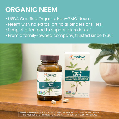 Himalaya Organic Neem for Mild Acne & Healthy Skin - B01HXKUCJ8