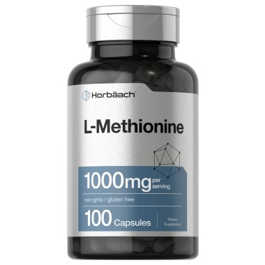 Horbäach L-Methionine Non-GMO, Gluten Free - B07N7QXDDN