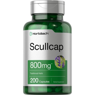 Horbäach Skullcap Helps Promote Relaxation & Sleep - B07M95MKV7