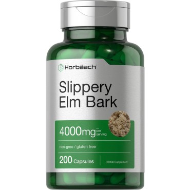 Horbäach Slippery Elm Organic Capsules - B07VQ92L49