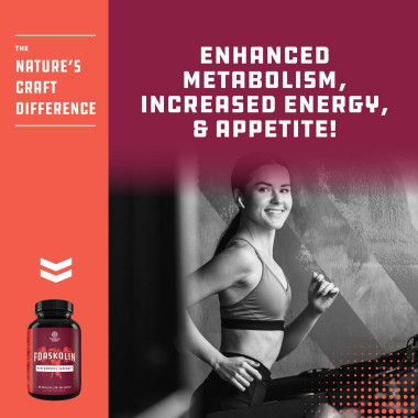 Natures Craft Forskolin Coleus Forskohlii Metabolism Boost for Men & Women - B0752YTQ9J