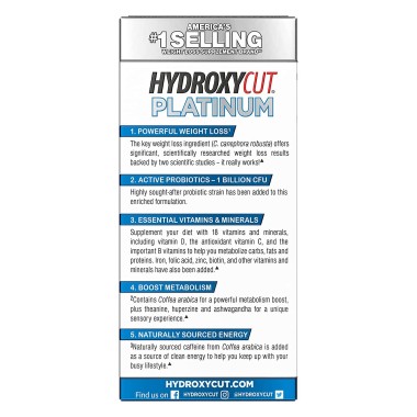 Hydroxycut Hydroxycut Platinum - B01GS1OM8U