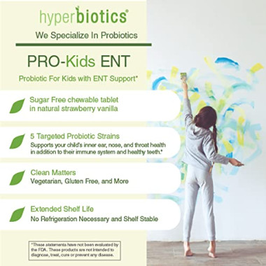 Hyperbiotics PRO-Kids ENT Sugar Free - B01DOGH3M4
