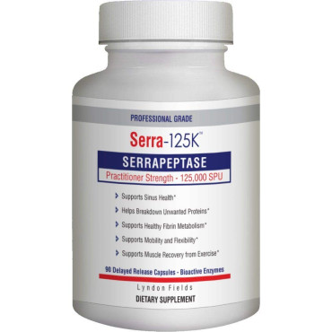 iEnzymes Serra-125k Serrapeptase - B01BXMGQ7Y