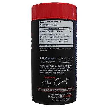 Insane Labz Insane Cutz Fat Burners - B076644V41