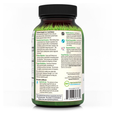Irwin Naturals 3-in-1 Carb Blocker Maximum Strength - B00B7140QQ