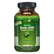 Irwin Naturals Biotin-6000 With Bamboo Extract - B00QATFPTQ