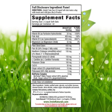Irwin Naturals Heart-Q10 Cholesterol & Heart - B001B7FM4U