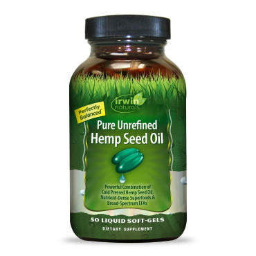 Irwin Naturals Pure Unrefined Hempseed Oil - B07DBCQ4K5