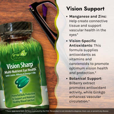 Irwin Naturals Vision Sharp Multi-Nutrient Eye Health - B001AG7X9Y