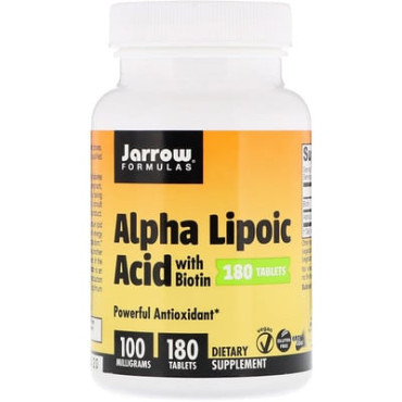 Jarrow Formulas Alpha Lipoic Acid with Biotin - B0013OQEIO