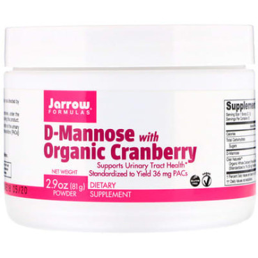 Jarrow Formulas D-Mannose with Organic Cranberry - B06XRYTVGX