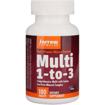 Jarrow Formulas Multi 1-to-3 with Lutein Iron-Free - 