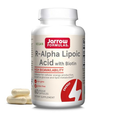 Jarrow Formulas R-Alpha Lipoic Acid + Biotin - B005C99OWO