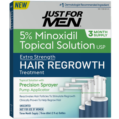 Just for Men Minoxidil Extra Strength Hair - B078NHCYM1